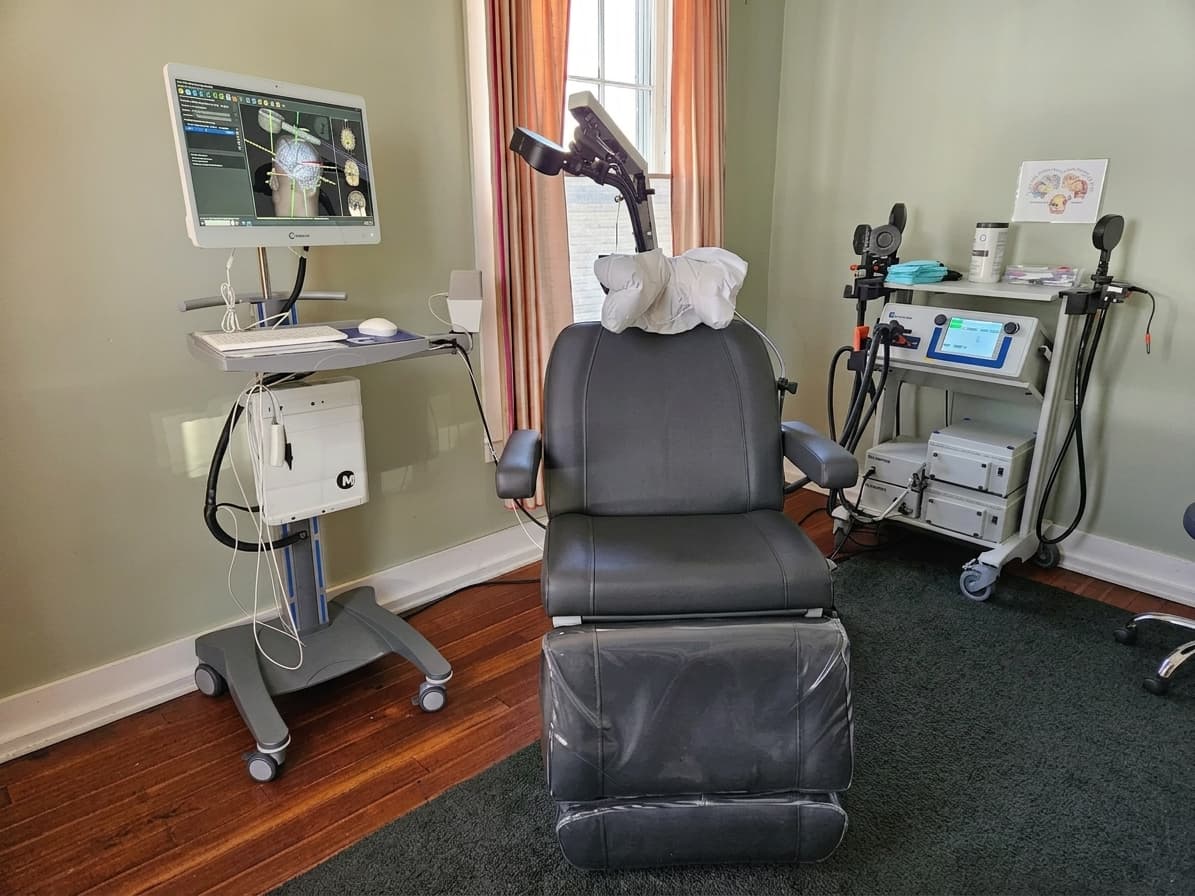 MagVenture TMS treatment room at State Street TMS in Montpelier, VT